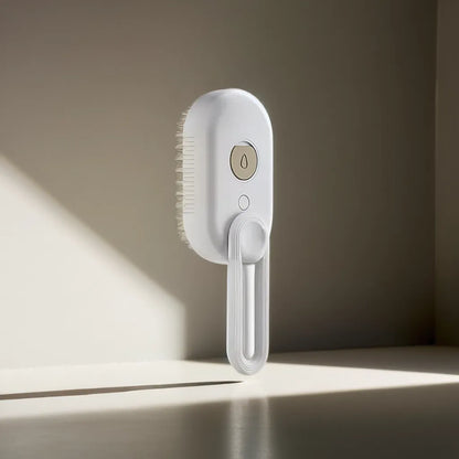 Keep your pet's fur smooth and shiny with this Pet Grooming Brush featuring a soothing Nano Mist function.