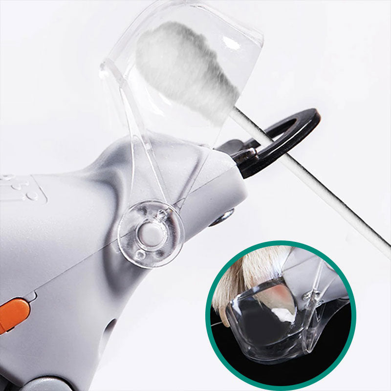 LED dog nail clipper, quick sensor for optimal pet care. High-quality stainless steel for effective trimming.