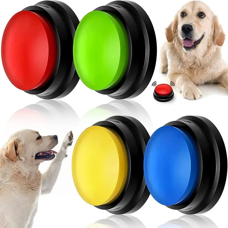 Pet Talking Buttons for dog communication & training. Record custom messages for interactive learning.
