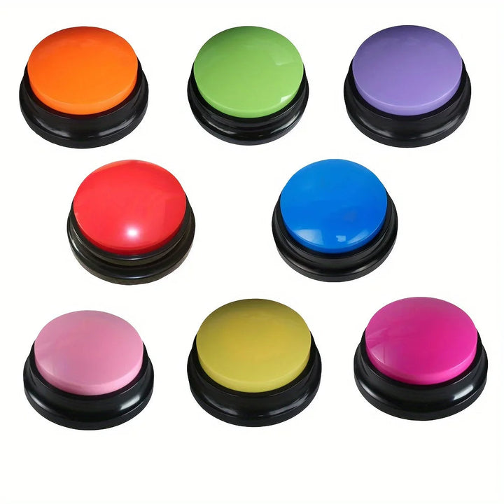 Customizable pet talking buttons for dogs; an interactive learning tool for better understanding.