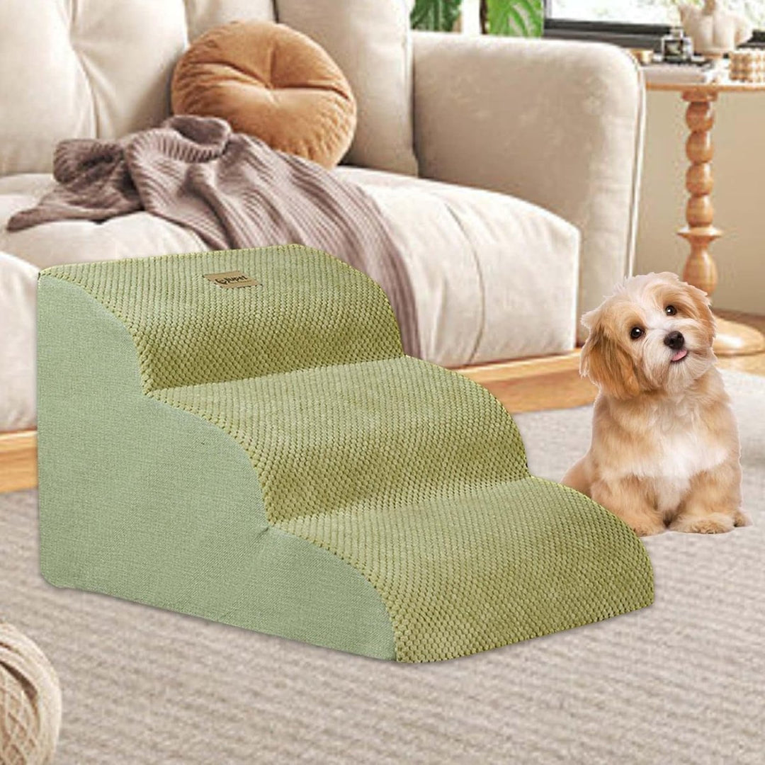 PetComfort dog ramp made with memory foam for gentle joint support and easy access.