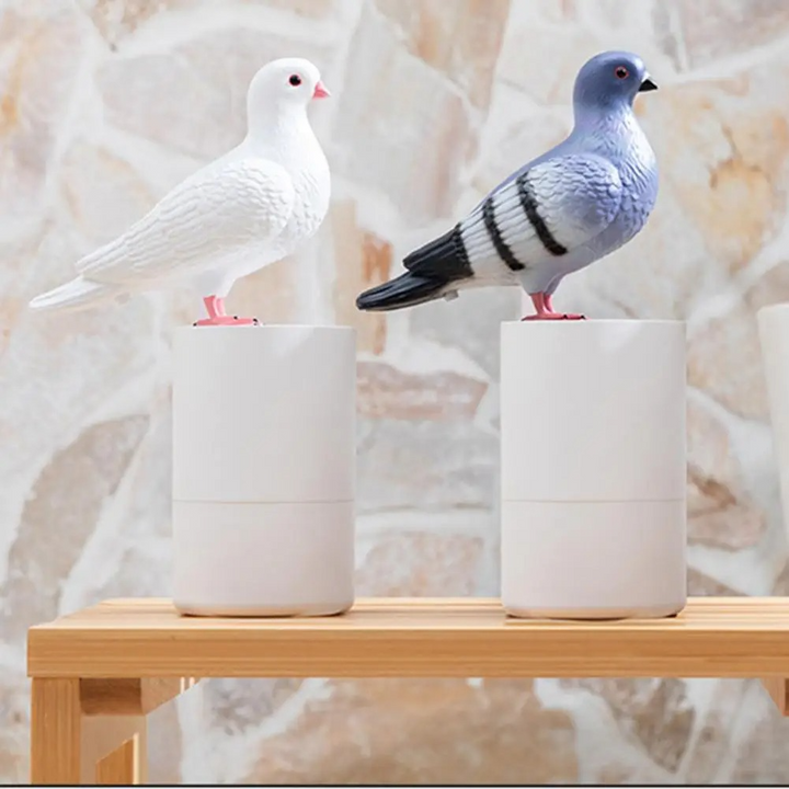 Gray Pigeon automatic foam soap dispenser, ideal for kitchen hygiene. Touchless sensor for easy, clean handwash.