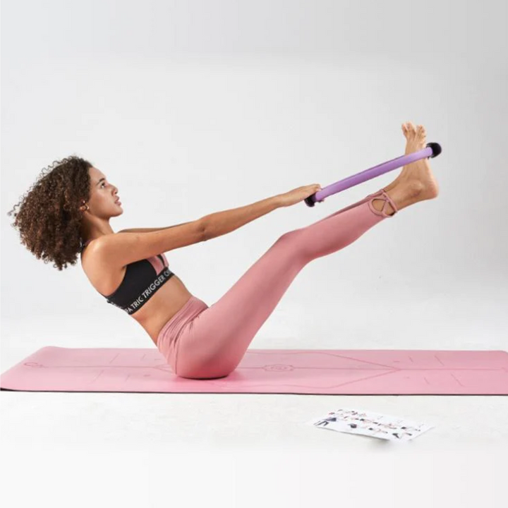 Durable Pilates ring, perfect for home gym workouts, enhancing core & leg strength.