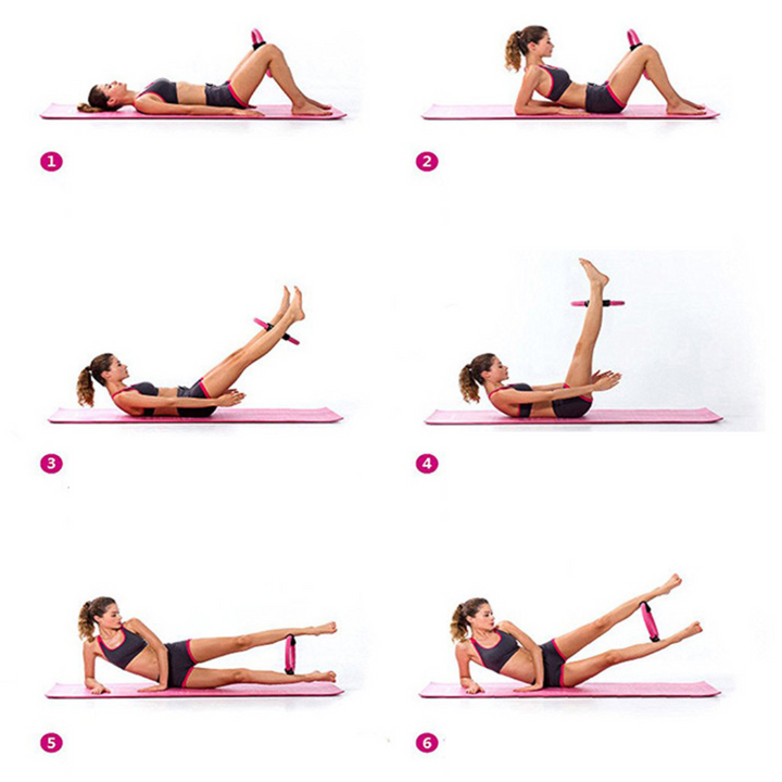 Resistance Pilates ring for full body toning, strength training & rehabilitation exercises.