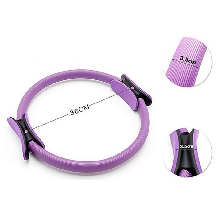 Versatile Pilates ring for full body workouts, improving core strength, flexibility & muscle tone.