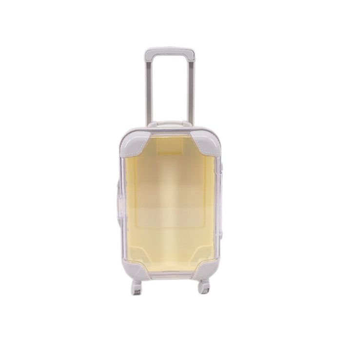 Doll travel suitcase, ideal for girls' imaginative games with 18-inch dolls; enhances pretend play.