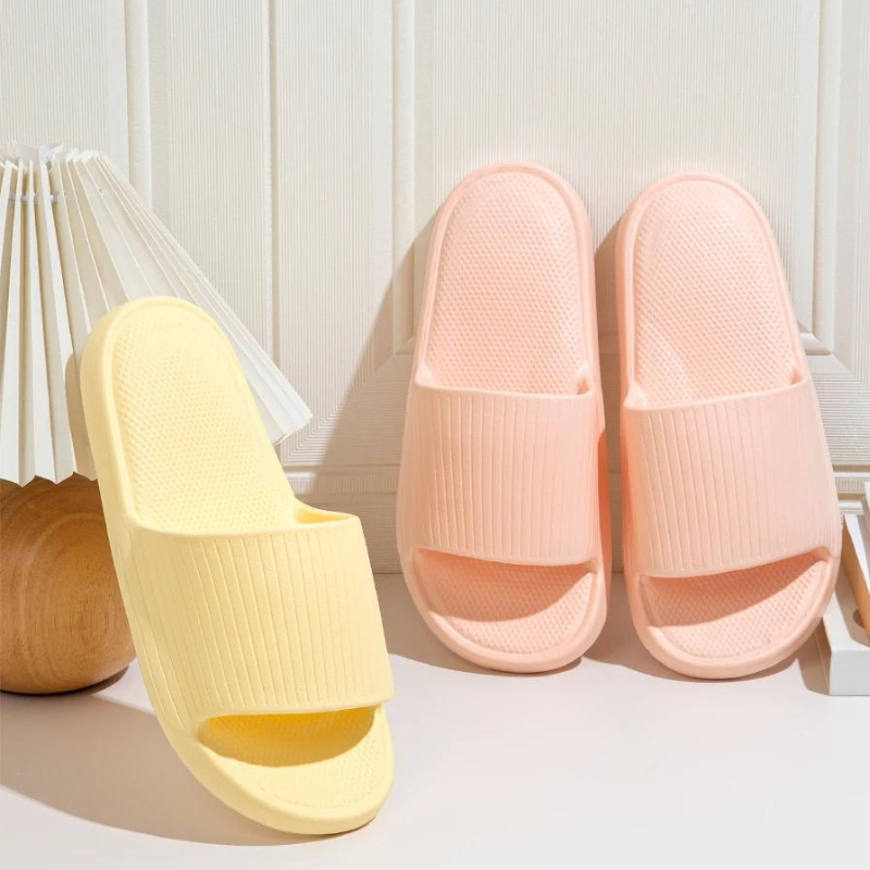 Unisex anti-slip pink slides, waterproof and lightweight for summer comfort