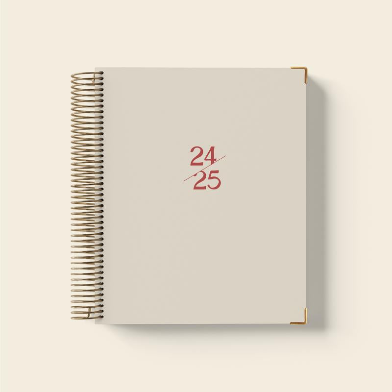 PlanEase Daily Planner 2024-2025, an essential life organizer for productivity and time management.