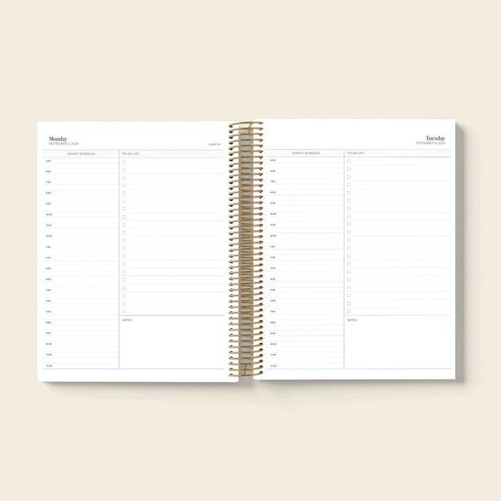 PlanEase personal planner 2024-2025, a durable planning journal and essential office stationary.