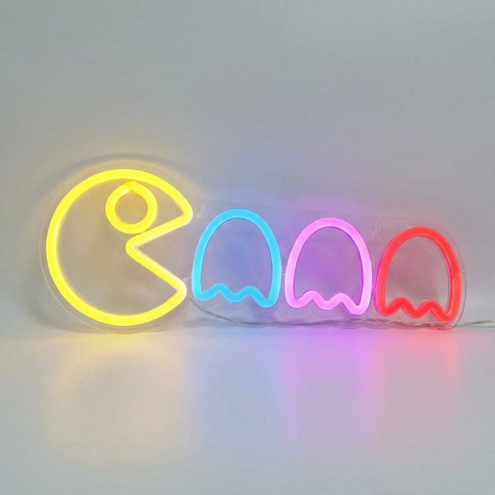 Whimsical Ghost LED Neon Sign, Phantomix, a fun night light and eye-catching wall art.