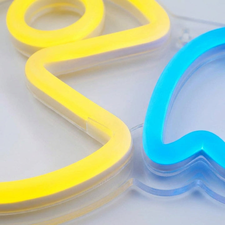 Spooky 'n Cute Ghost LED Neon Sign, Phantomix, ideal for playful decor and gift giving.