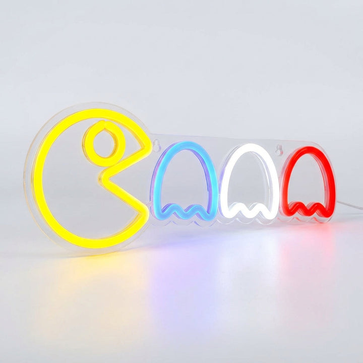 Phantomix Playful Ghost LED Neon Sign, a stylish and fun piece of wall art for any room.