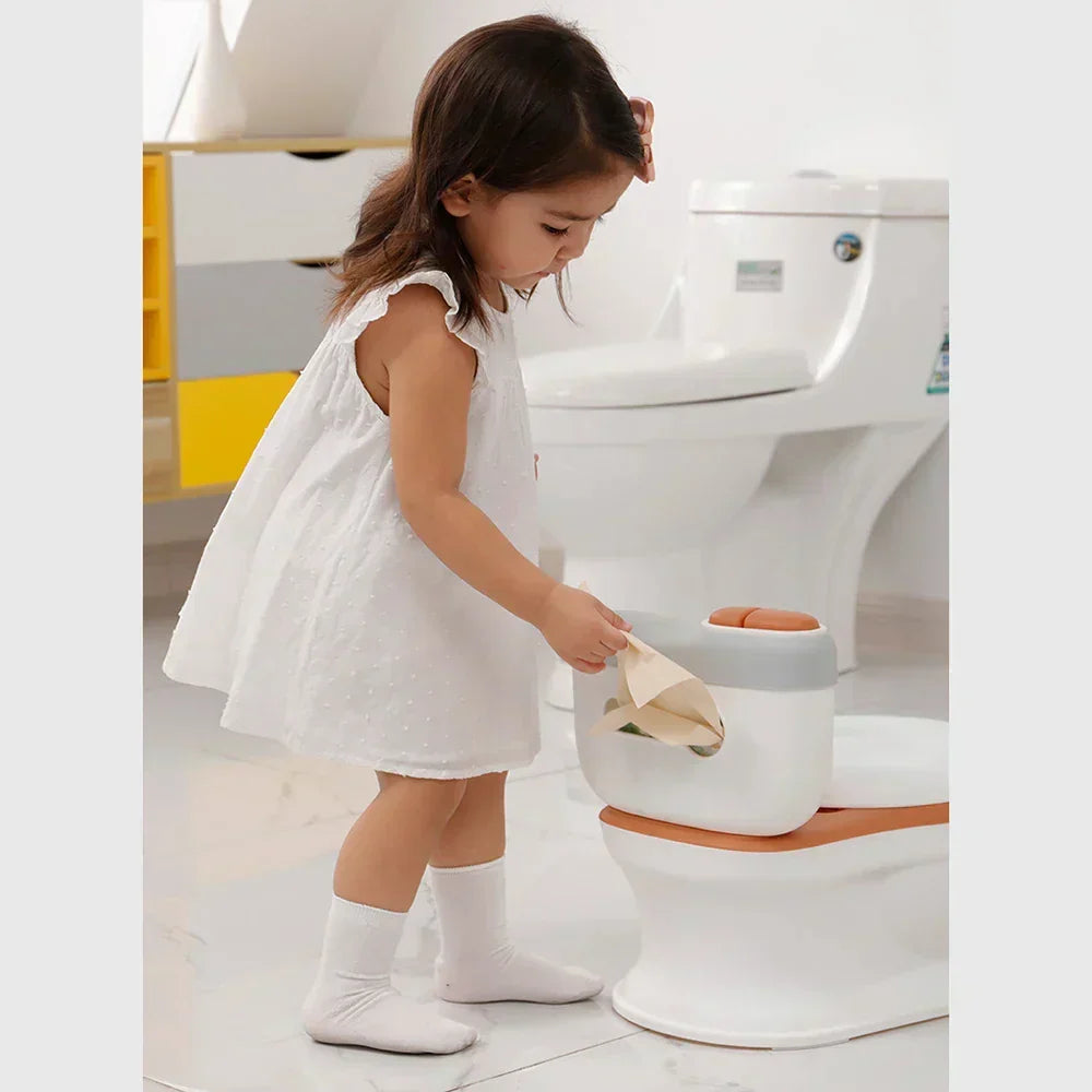 Easy-to-use learning toilet for kids. Comfortable & playful potty training seat for toddlers, boys & girls.