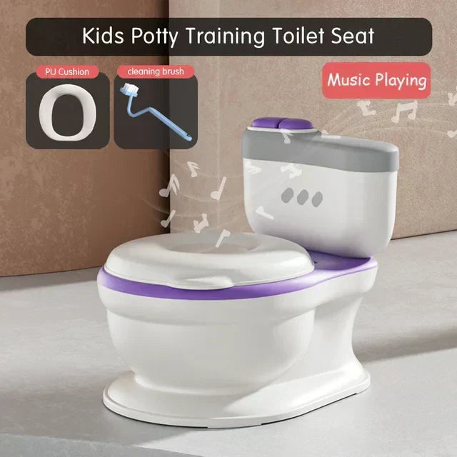 PottyPal: Comfort & musical kids' potty training seat. Fun toddler toilet with wipe storage for boys & girls.