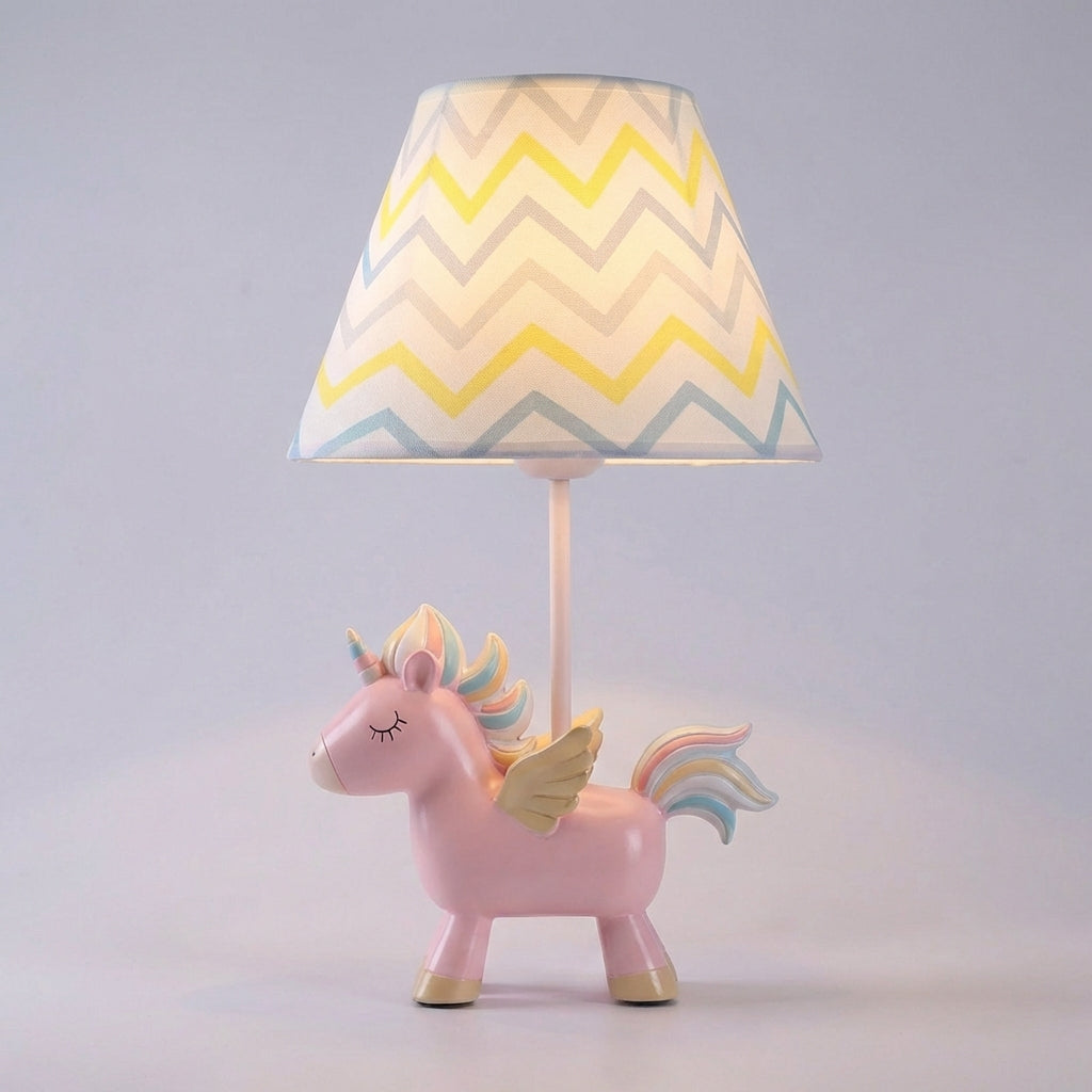 Detailed image of a magical unicorn night light, a charming addition to any kids' room decor