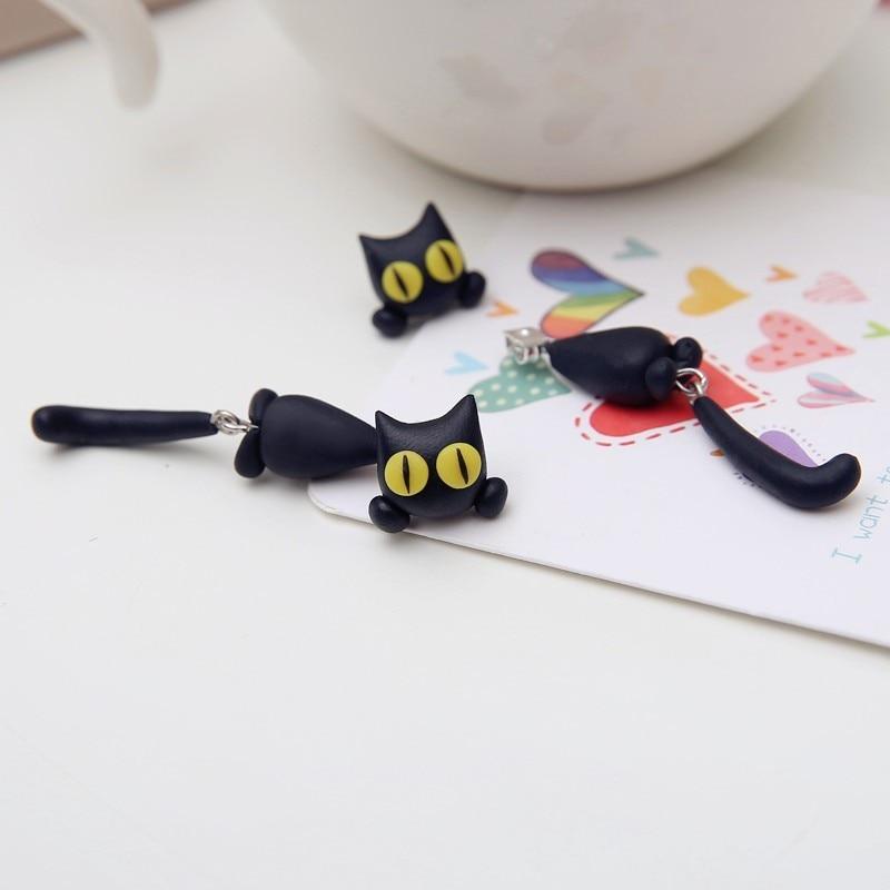 Sweet cat paw stud earrings. Cute animal charm, a playful jewelry gift for women who love pets.