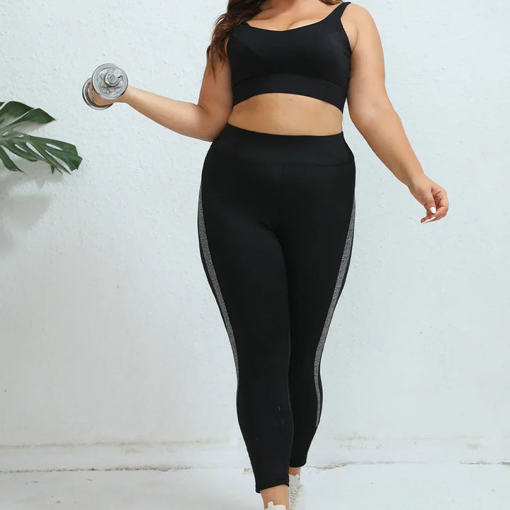 Comfortable plus size ruby leggings for women, high waist, athletic design with stretch