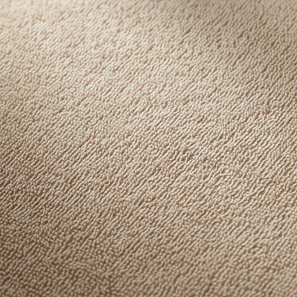 Close-up of a luxurious coral velvet hand towel in blush, showing plush texture and color, part of an 8-piece set