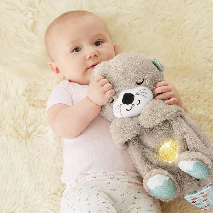 Relaxing Calming Otter plush with breathing & melodies. Perfect stress relief & meditation companion for all ages.