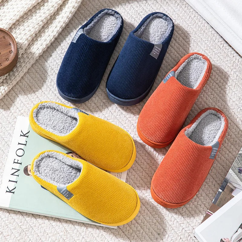 Plush comfort women's house slippers with a soft, cozy feel, perfect for indoor lounging and home comfort.