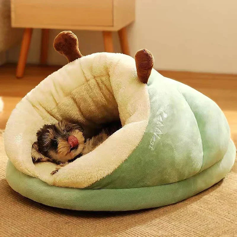 Non-slip, cozy dog bed with plush comfort and high support for restful sleep. Durable.