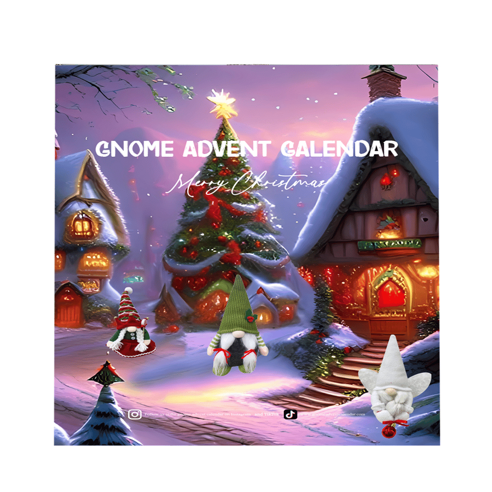 Festive Elf Christmas Advent Calendar 2024 with a cute plushie. Ideal holiday decor & kids gift.