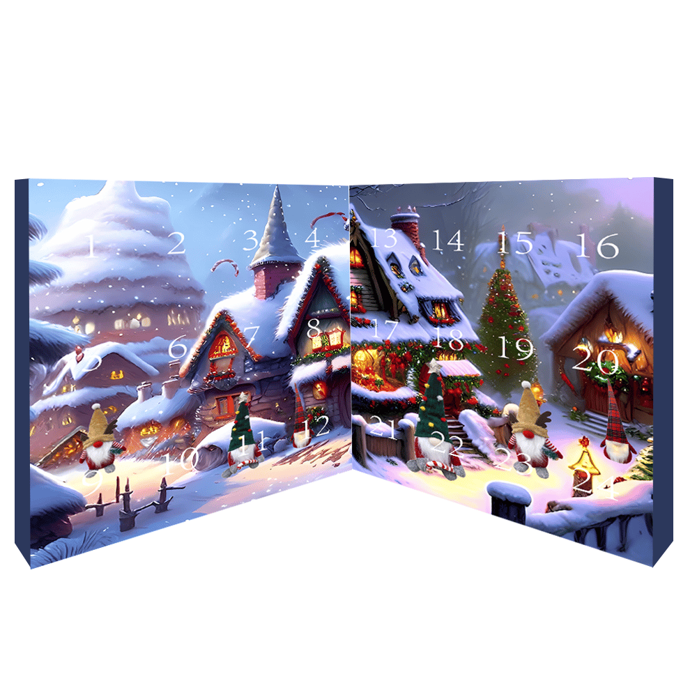 Unique Elf Plush Advent Calendar 2024. Magical Christmas countdown for family fun & holiday decor.