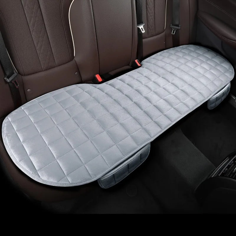 Durable premium car backseat cushion, a plush seat protector for vehicle interior comfort & travel.