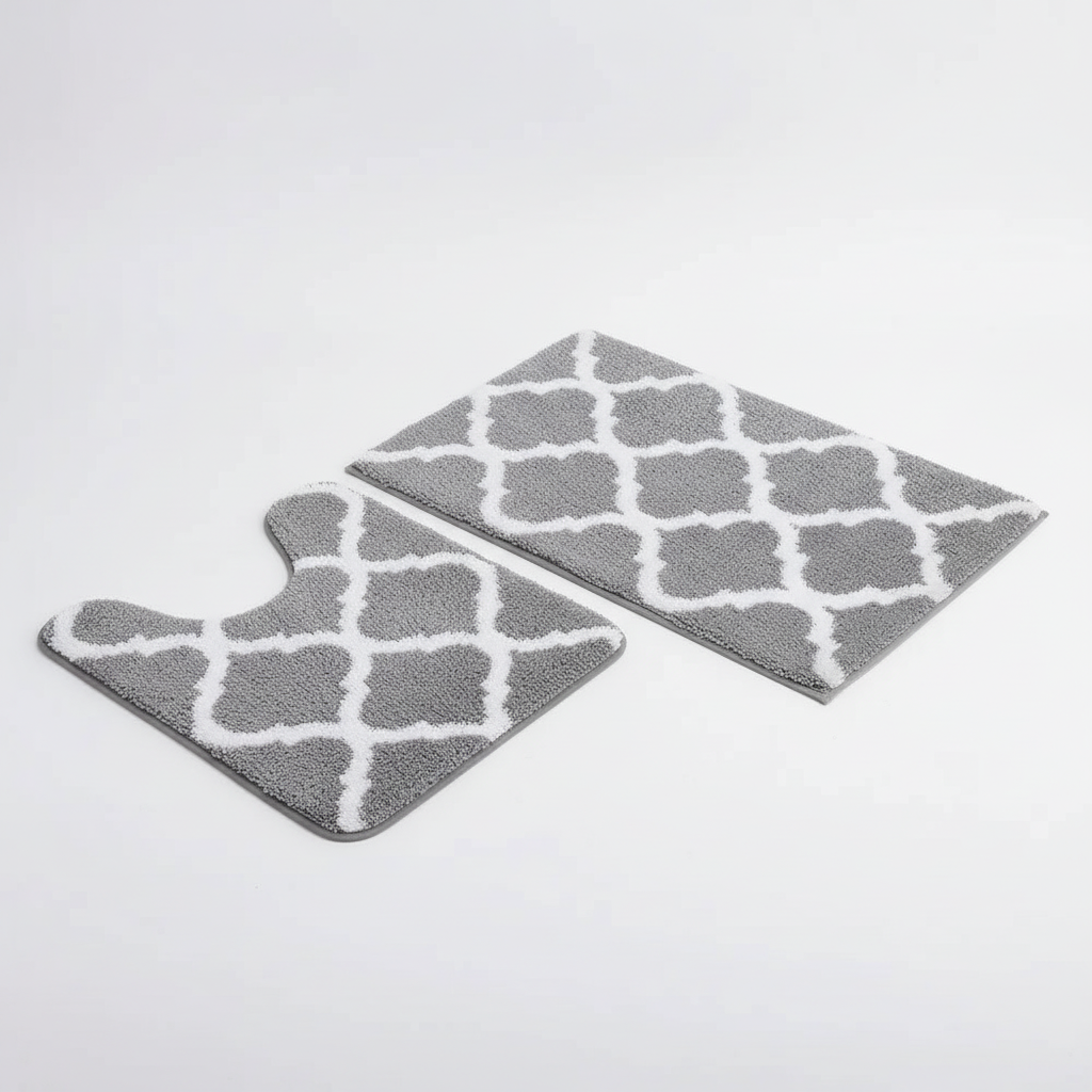 High-quality microfiber bath mat, super absorbent and soft underfoot, ideal for daily use.