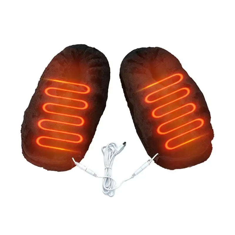 Comfortable unisex USB slippers, ideal for keeping feet cozy during cold seasons.