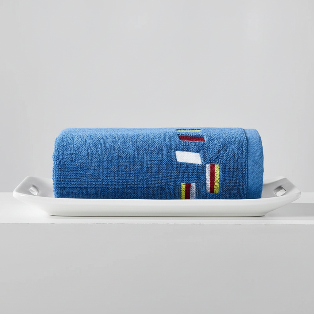 Machine washable luxury cotton bath linen set, ideal for a comfortable and stylish bathroom experience.