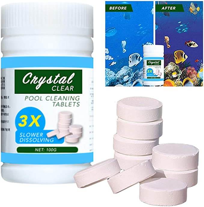 Handy clarifying tablets for easy pool & spa water purification. Keep your hot tub & pool clean.
