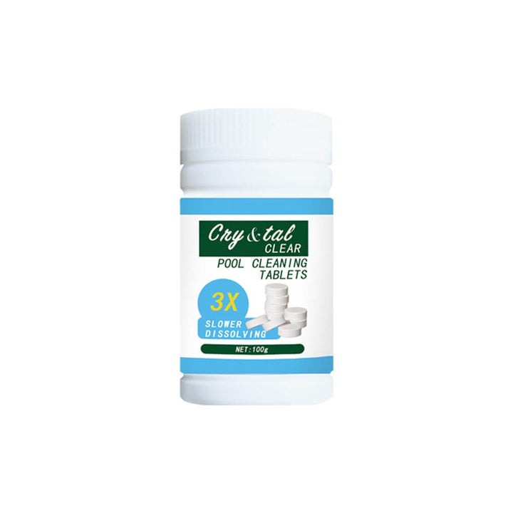 Pool & Spa Water Clarifying Tablets, a potent water clarifier for ultimate swimming pool & hot tub cleanliness.
