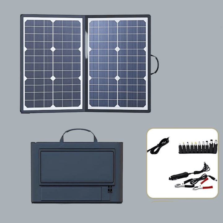 Powerful 1000W portable solar panel charger, perfect for off-grid RV power, camping gear, and emergency backup.