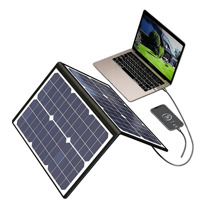 User charging devices with a 1000W portable solar panel. Multi-port output provides reliable outdoor and emergency power.