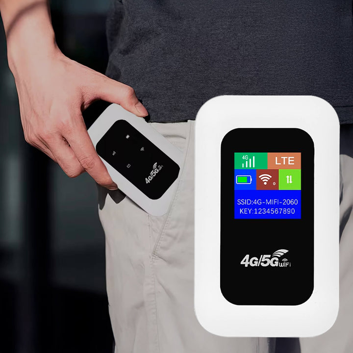 Easy-to-use portable 5G Wi-Fi router. Get secure, high-speed mobile internet for travel and daily use.