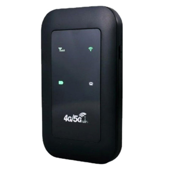 Portable 5G WiFi hotspot for ultra-fast mobile internet access. High-speed wireless router for travel & remote work.