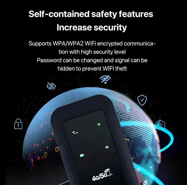 Ultra-fast 5G mobile internet router. Delivers high-speed data connectivity for seamless remote work anywhere.
