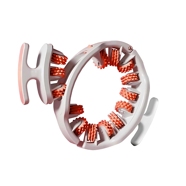 Portable acupressure massage roller for full body muscle and tension relief, compact design for travel.