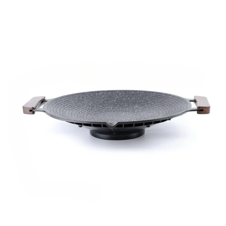 Portable aluminum grill pan with handles for camping cooking & BBQ, Arlo brand