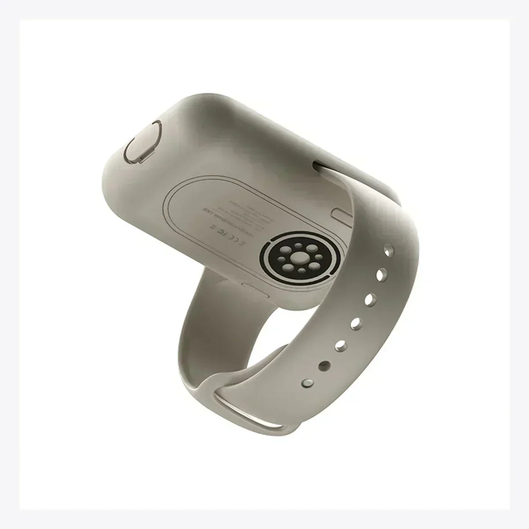 Apple Watch accessory: 1200mAh portable wireless charger, sleek design, ready for charging anywhere.