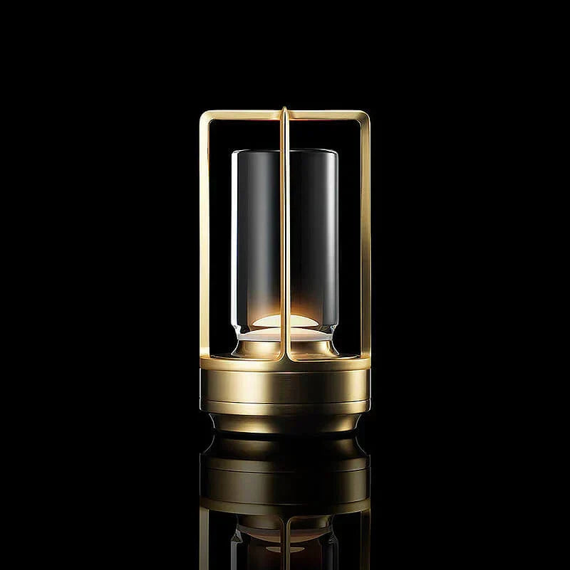 Mood lighting crystal LED lamp, portable with RGB effects, touch control for ultimate ambiance.