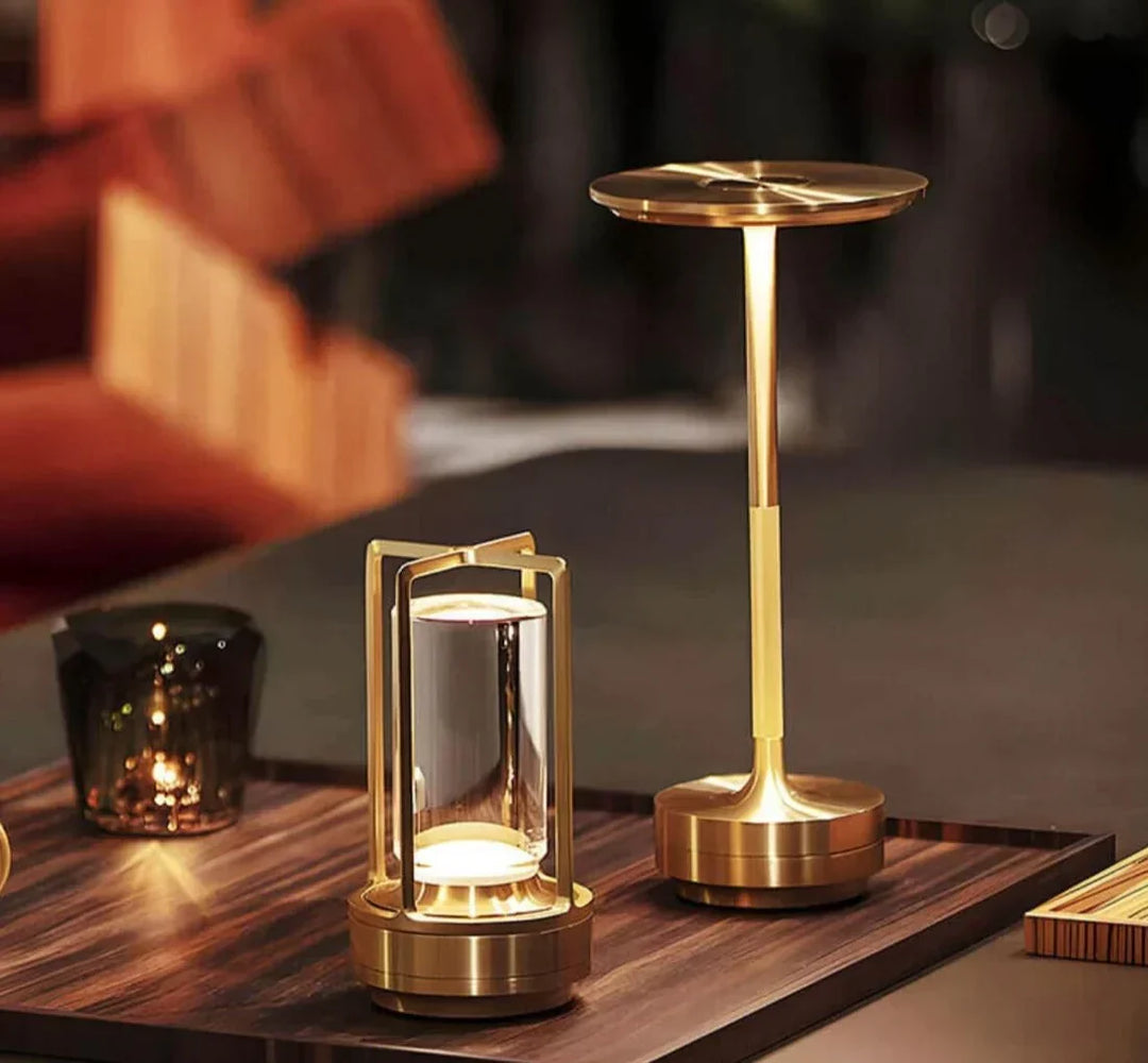 AuroraGlow portable decorative crystal LED lamp, touch control for versatile ambiance.