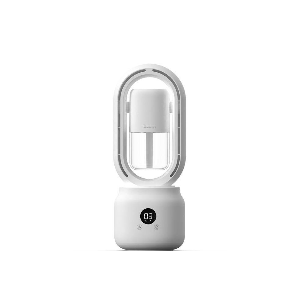 Bladeless desk fan & humidifier, the CoolMist personal cooler provides refreshing mist & comfort.