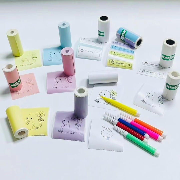 Wireless Bluetooth thermal printer for high-quality, inkless labels