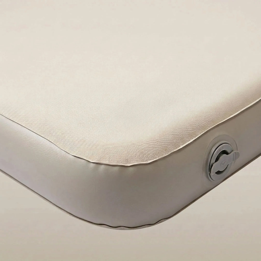 Comfortable portable air mattress for camping. Versatile inflatable sleeping pad, great for outdoor use or guest bed.