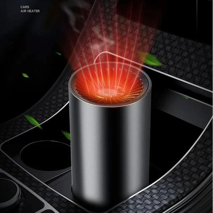 Versatile vehicle accessory: 12V portable car heater & powerful defroster for quick windshield clearing.