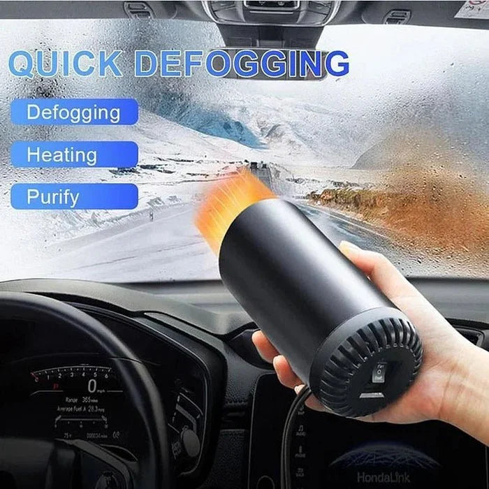 Unisex portable car heater for SUV, RV, truck comfort. Fast heating defroster & cooler for travel.