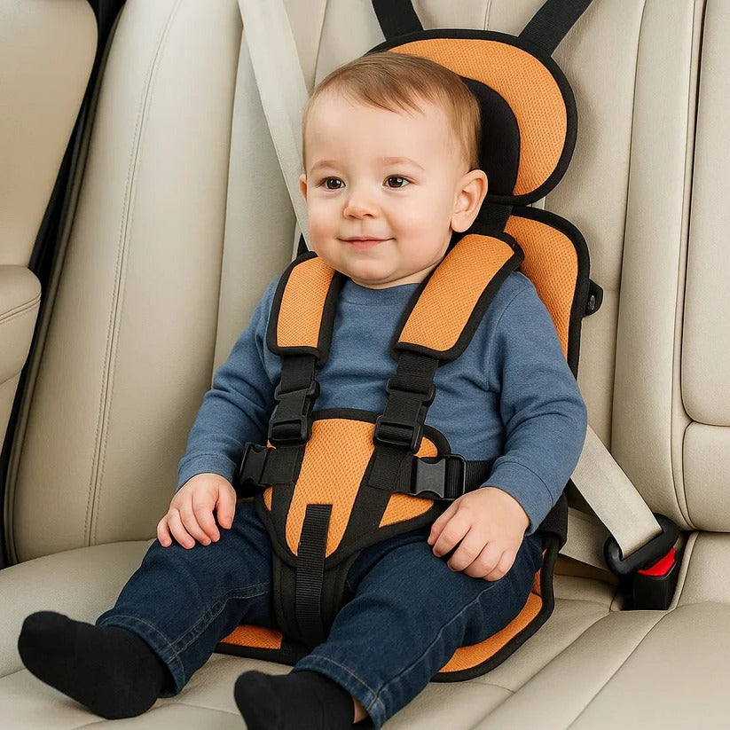 Baby travel car seat, portable, secure & easy to store, a true space-saver.