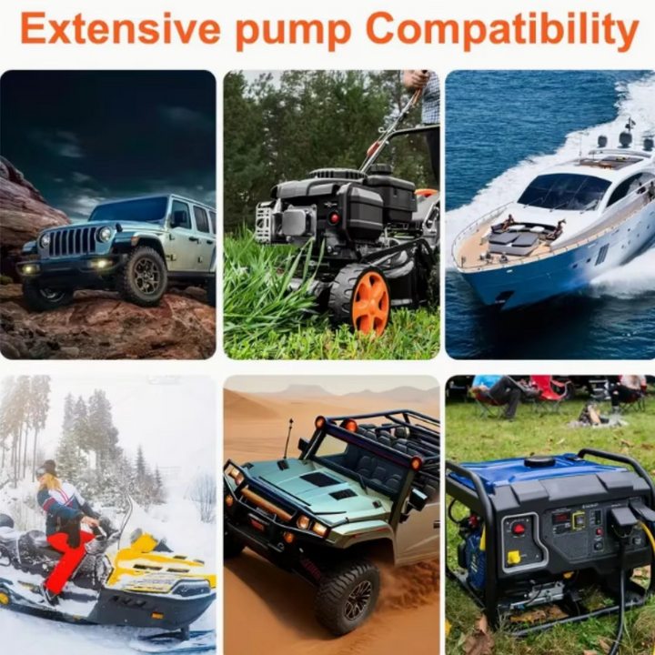 Efficient cordless fluid pump for oil transfer. Portable and battery-powered, perfect garage tool for car maintenance.